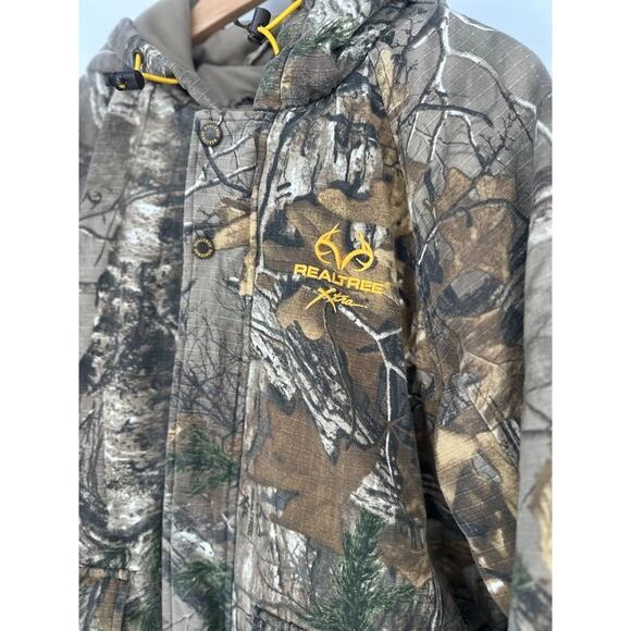 Realtree Xtra Camo Jacket Mens Small Hunting Outdoors Pockets Zip Insulated Coat - Picture 2 of 8
